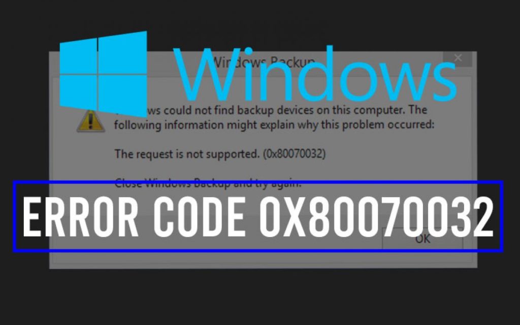 Error code 0x80070032