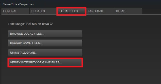 Missing file privileges Steam error