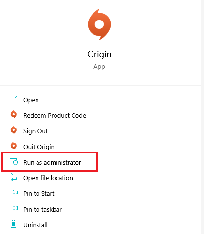 Origin Client not loading