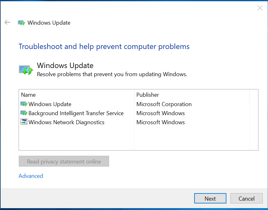 Windows update error 0x8024003