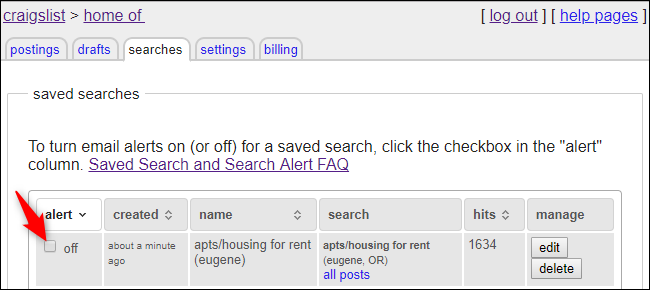 how to Set Up Craigslist Alerts