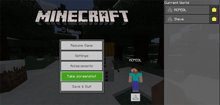 where are Minecraft screenshots saved