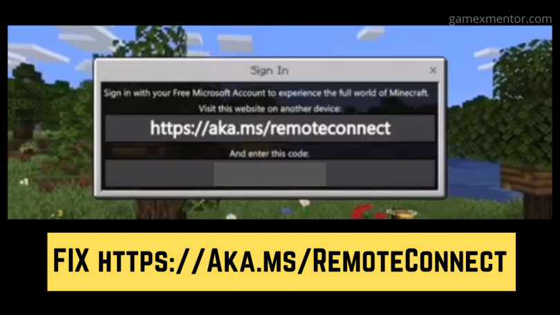 Aka ms remoteconnect ввести код nintendo майнкрафт