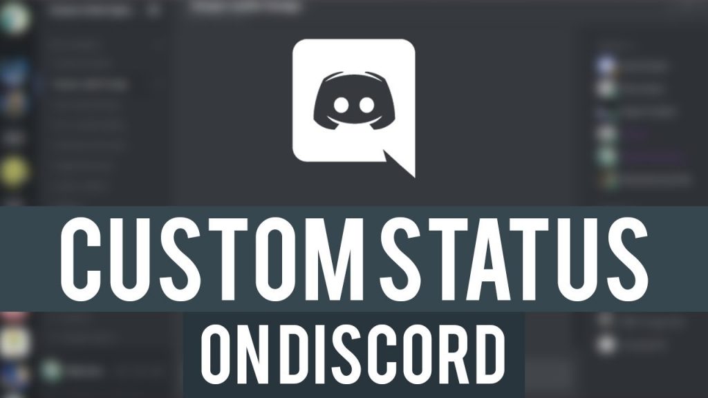 How to set custom status in discord