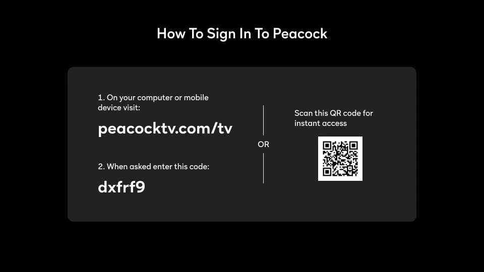 Peacocktv.com tv Code