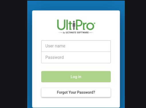 Can't Login to UltiPro