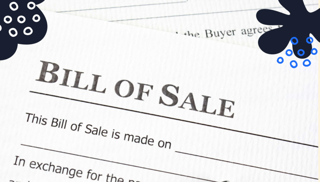 Bill of Sale Bill of Sale