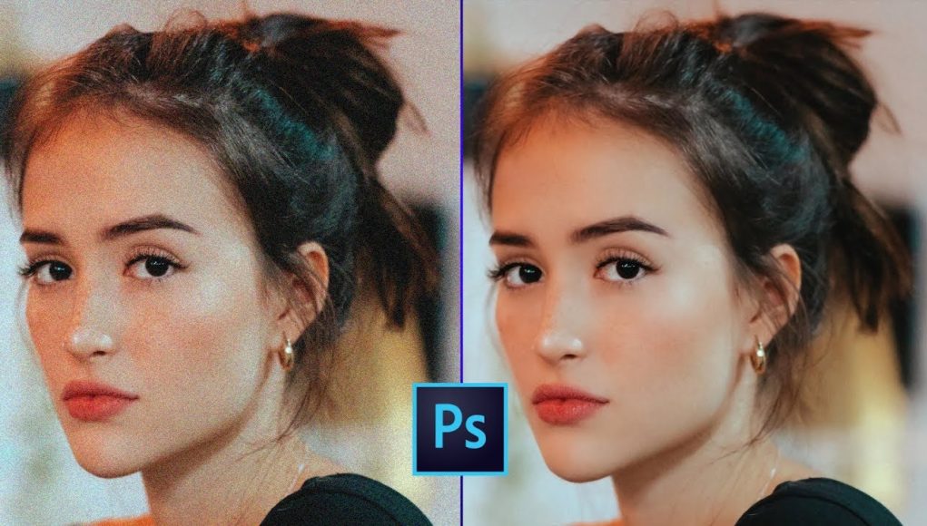remove graininess in photos
