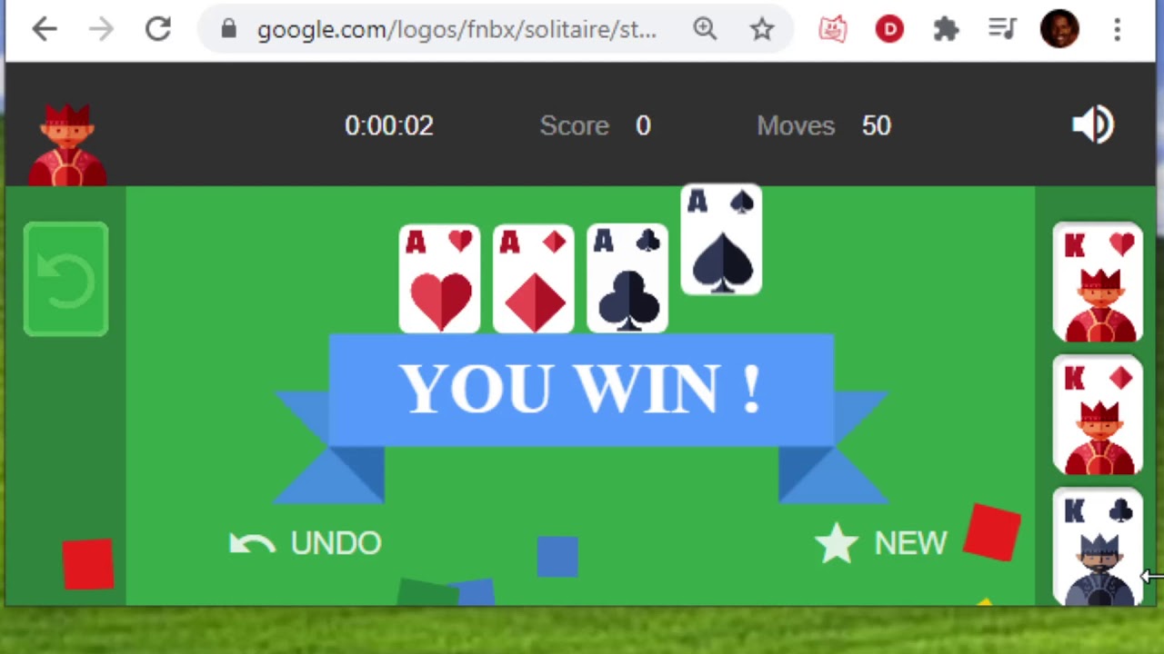 Google Solitaire Game