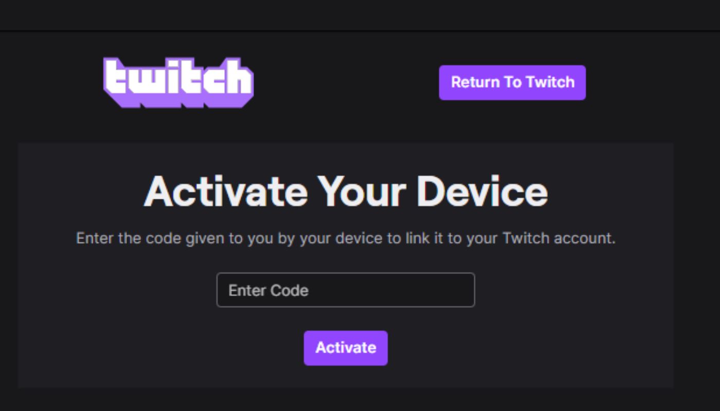 How to Activate Twitch