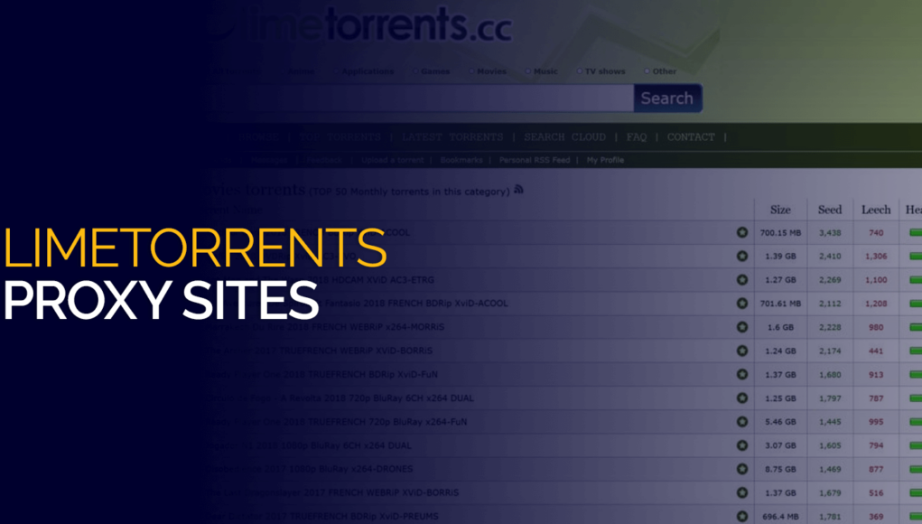 LimeTorrents Proxy LimeTorrents Proxy
