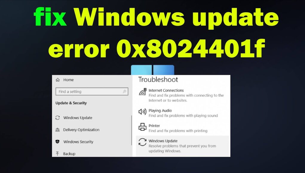 0x8024401f 0x8024401f