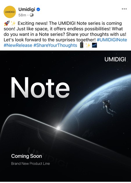 UMIDIGI Note Series