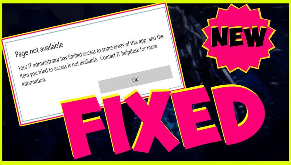 Your IT Administrator Has Limited Access Your IT Administrator Has Limited Access