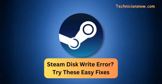 Steam Disk Write Error