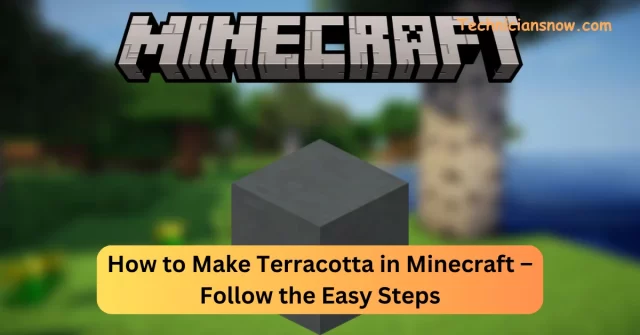 How to make terracotta in Minecraft