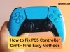 How to Fix PS5 Controller Drift – Find Easy Methods PS5 Controller Drift