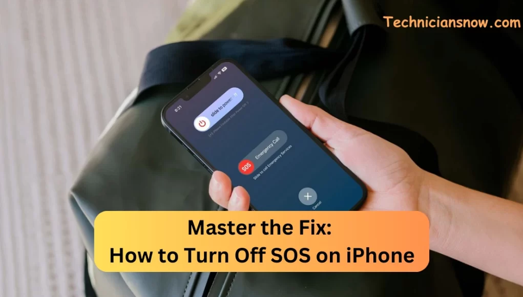 How to Turn Off SOS on iPhone How to Turn Off SOS on iPhone