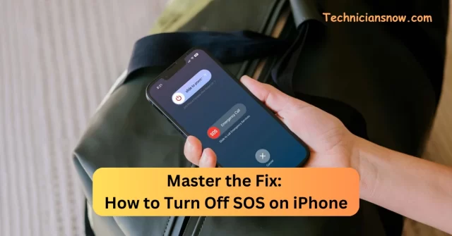 How to Turn Off SOS on iPhone