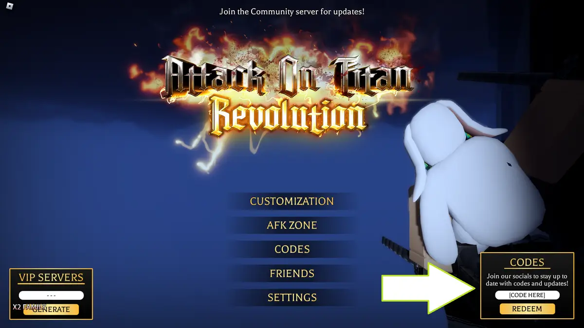 Attack on Titan Revolution Codes