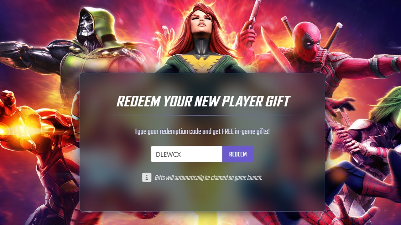 Marvel Strike Force Codes