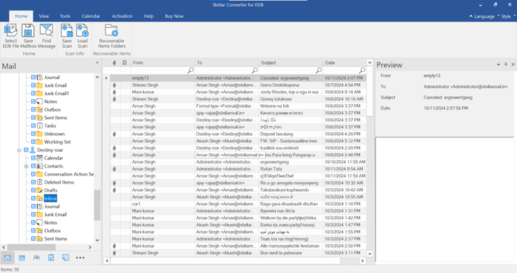 Stellar Converter for EDB: Enabling Seamless Mailbox Conversion and Zero Business Disruption 2 Stellar Converter for EDB